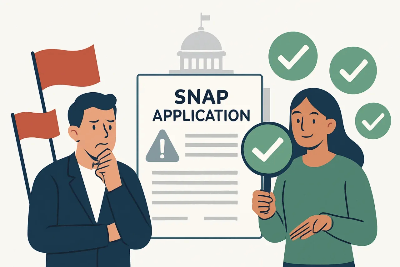 Featured image for: Spotting SNAP Application Red Flags vs Green Lights: Errors or Fraud?