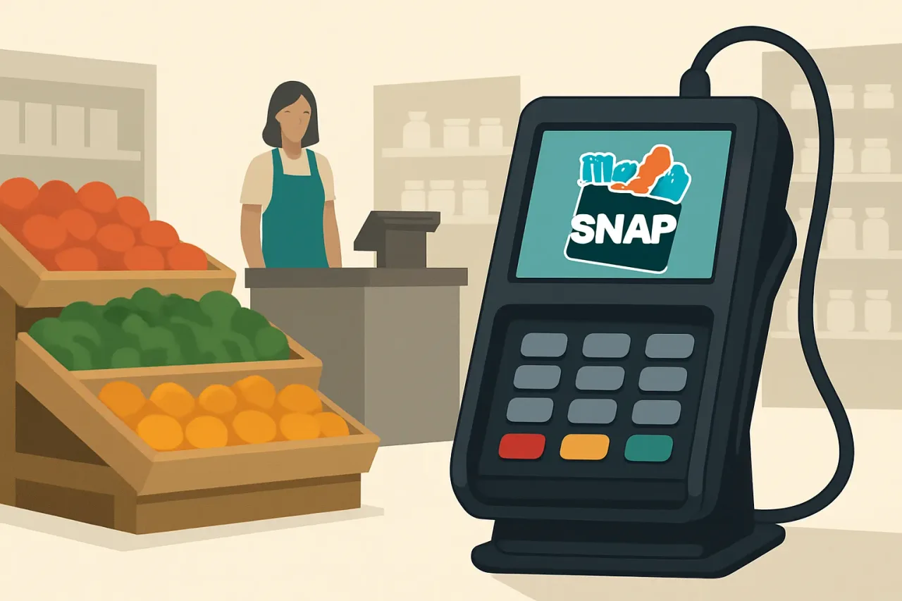 Electronic Benefits Transfer terminal for SNAP purchases