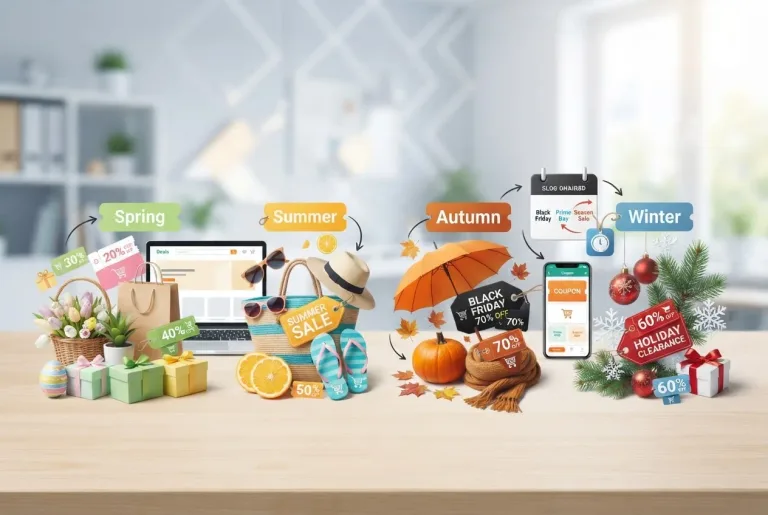 Featured image for: Seasonal Shopping Deals & Coupons Guide: Timing Your Savings Moves