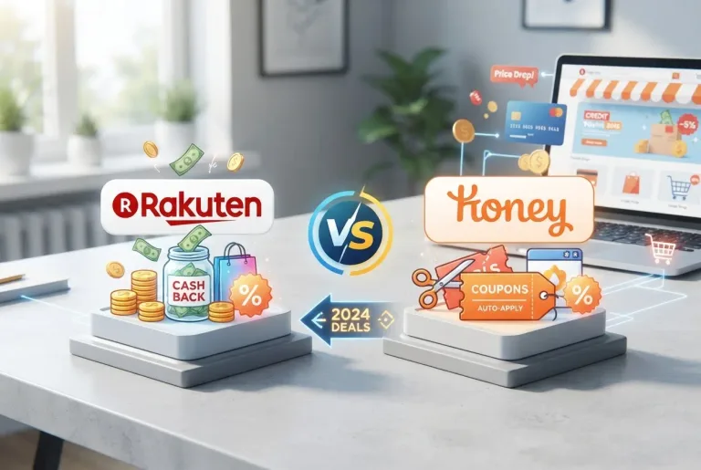 Featured image for: Rakuten vs Honey: Which Savings Platform Wins in 2024?