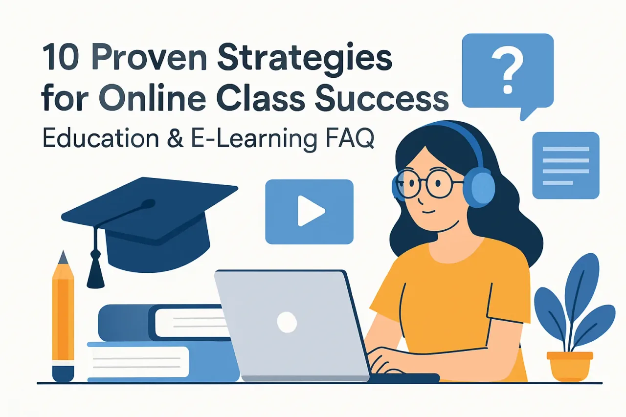 Featured image for: 10 Proven Strategies for Online Class Success: Education & E-Learning FAQ