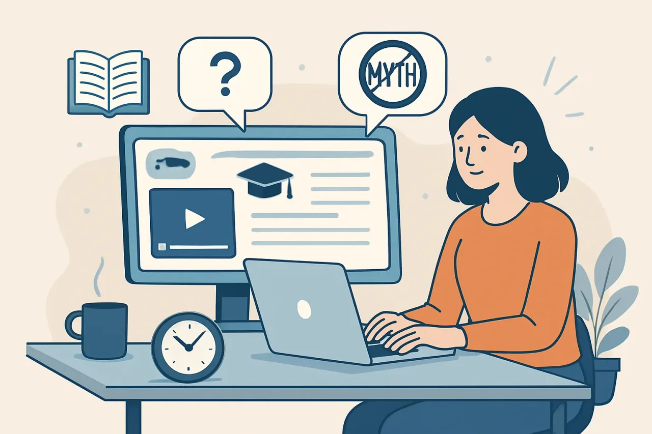 Featured image for: Debunking E-Learning Myths: How Online Learning Platforms Save You Time