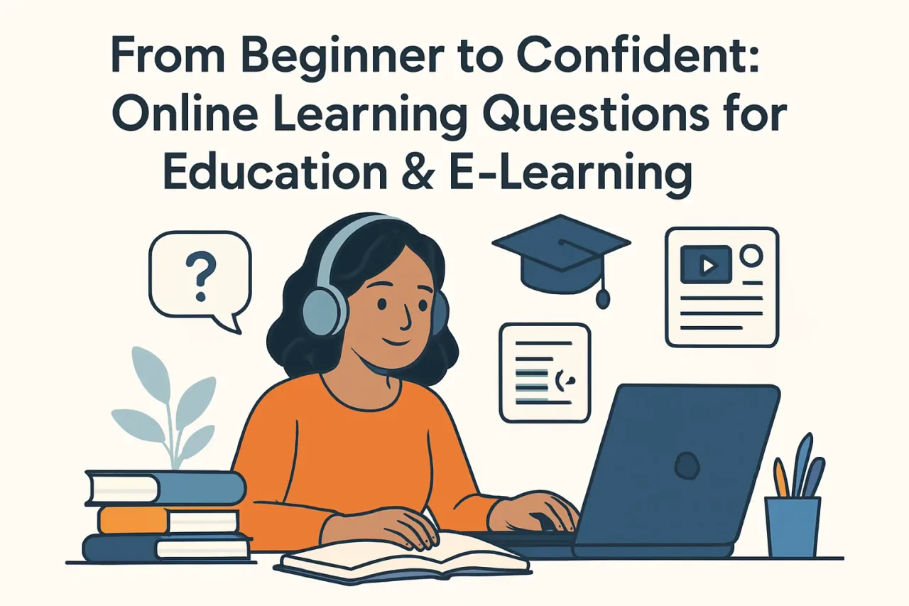 Featured image for: From Beginner to Confident: Online Learning Questions for Education & E-Learning