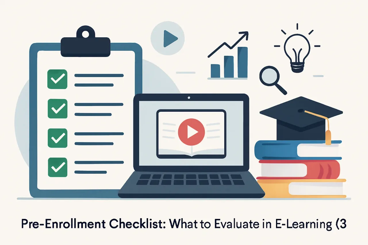Featured image for: DaNXWUGk_e8 Pre-Enrollment Checklist: What to Evaluate in E-Learning (Part 3)