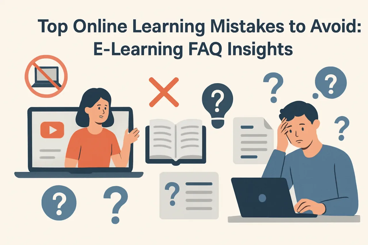 Featured image for: Top Online Learning Mistakes to Avoid: E-Learning FAQ Insights