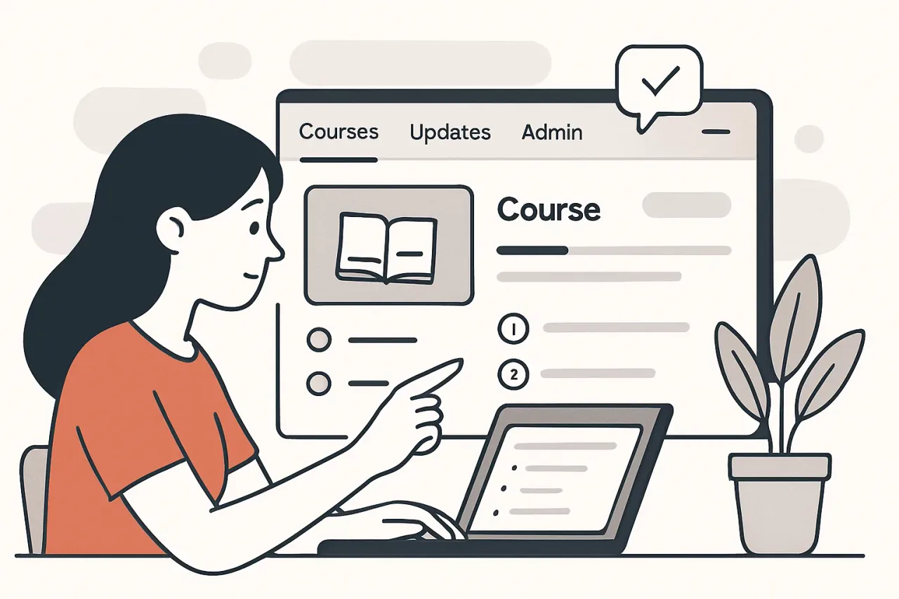 BuddyBoss course dashboard interface