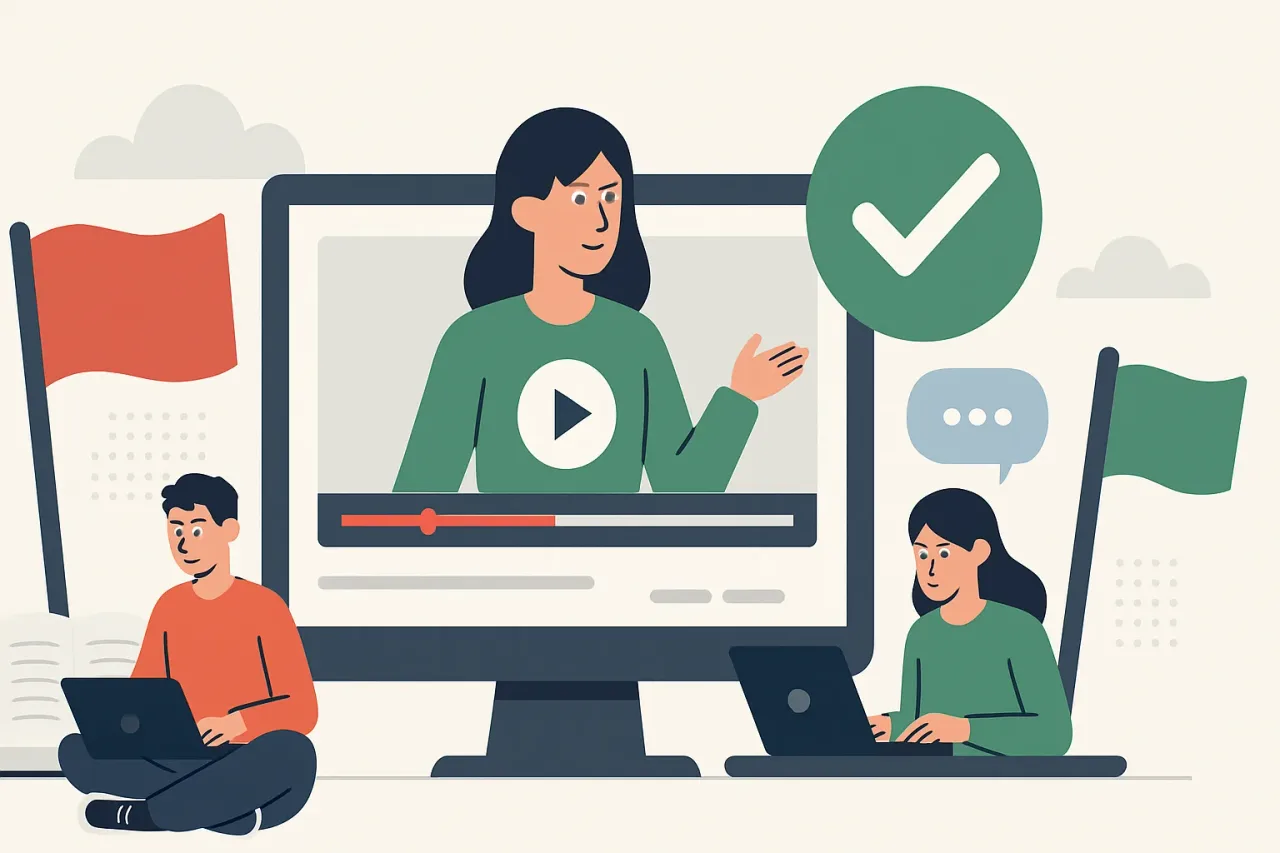 Featured image for: Spotting the Red Flags and Green Lights in Video-Based Learning Platforms