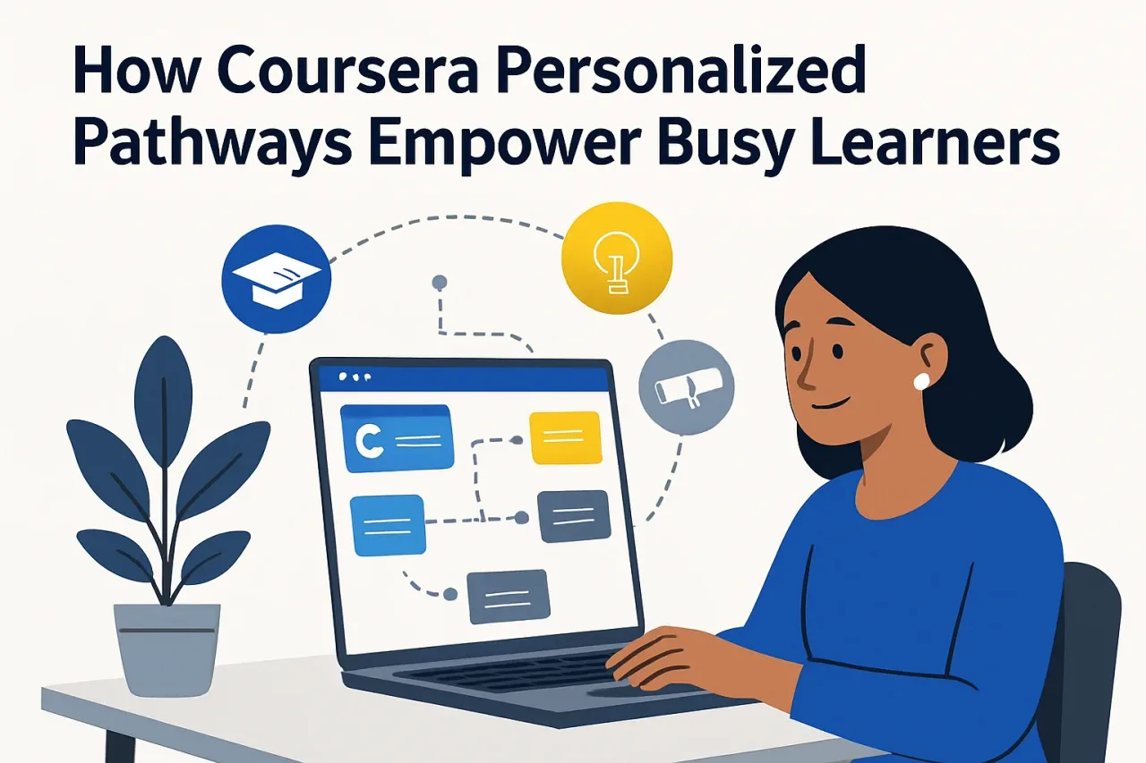 Featured image for: How Coursera Personalized Pathways Empower Busy Learners