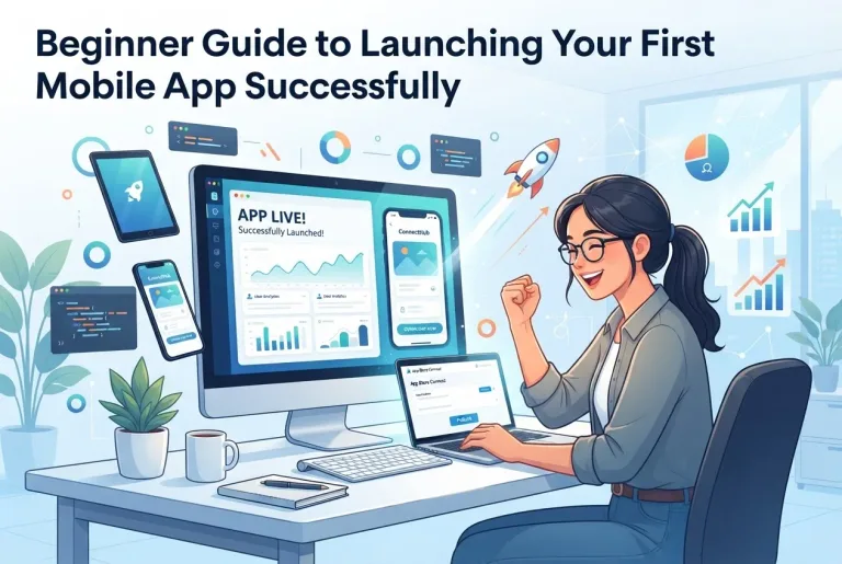 Featured image for: Beginner Guide to Launching Your First Mobile App Successfully