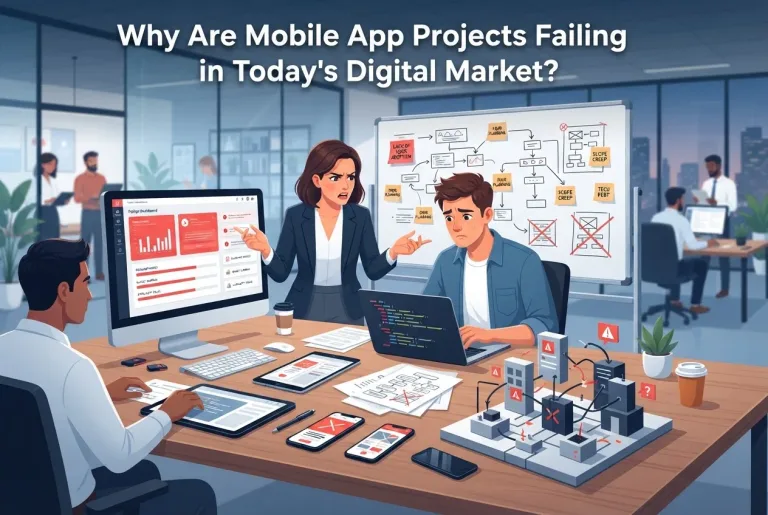 Featured image for: Why Are Mobile App Projects Failing in Today's Digital Market?