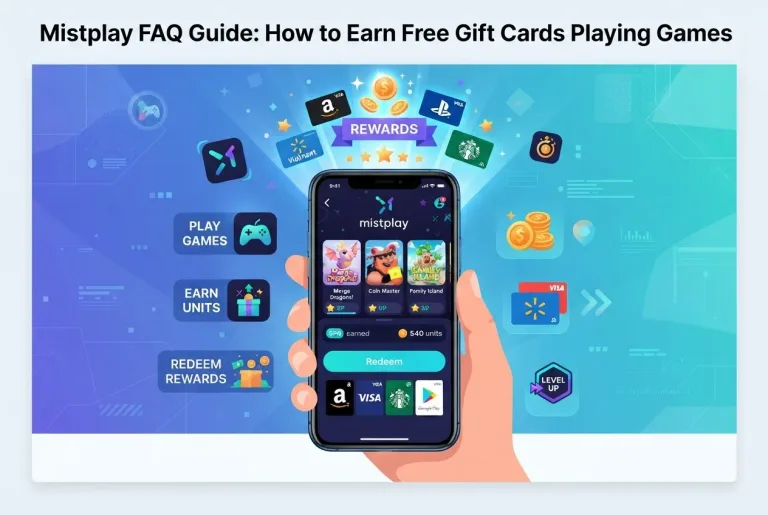 Featured image for: Mistplay FAQ Guide: How to Earn Free Gift Cards Playing Games