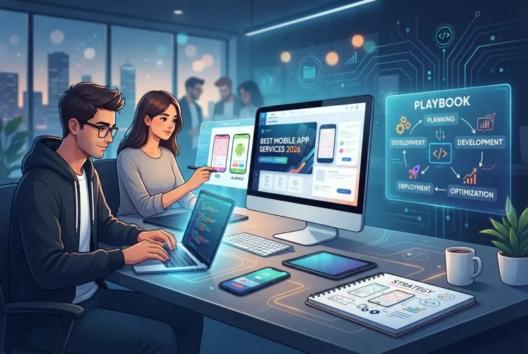 Featured image for: Best Mobile App Development Services For 2026: A Practical Playbook