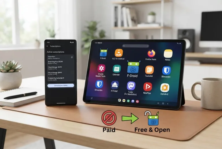Featured image for: Ditching Paid Android Subscriptions for Free Open Source Apps