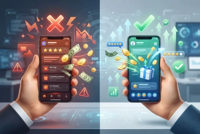 Featured image for: Uncovering Mobile Reward Apps: Red Flags vs Green Lights