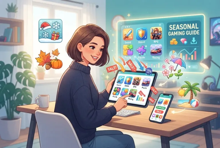 Featured image for: Seasonal Gaming Apps Guide: Timing Your Game Downloads for Big Savings