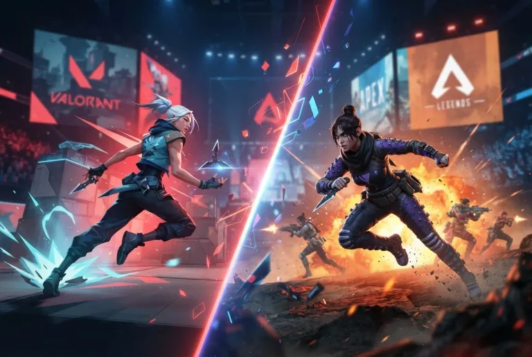 Featured image for: Valorant vs Apex Legends: Choose the Best Shooter for You
