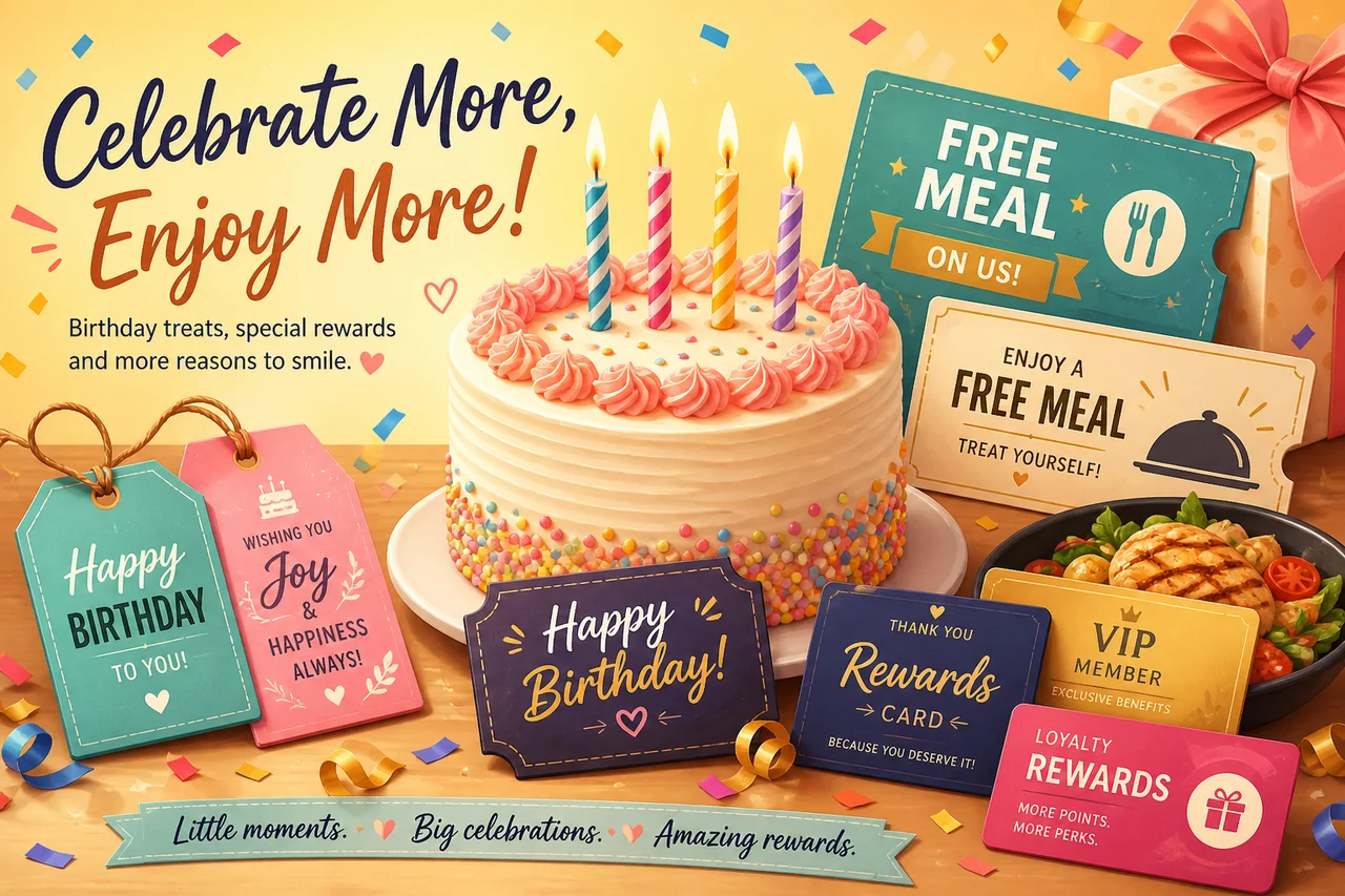 Birthday Freebies and Coupons by Brand