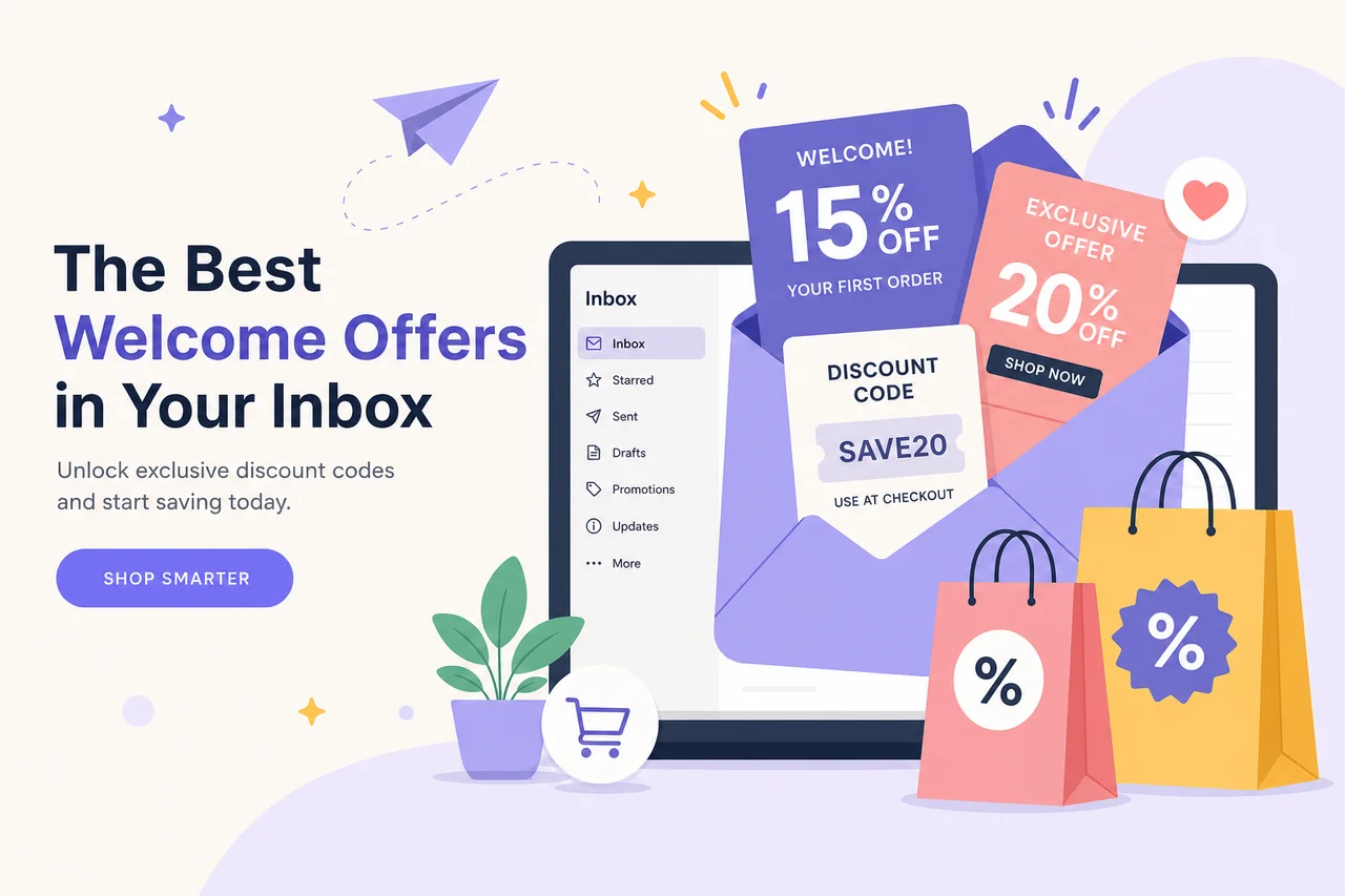 Email Sign-Up Discounts at Top Retailers