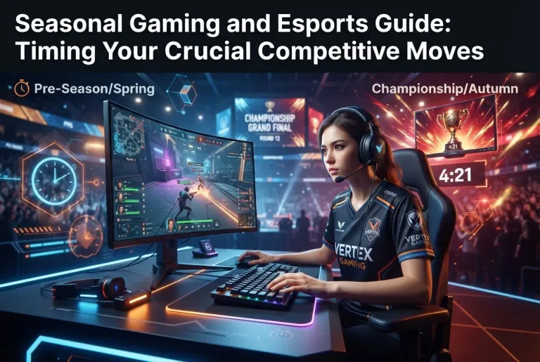 Featured image for: Seasonal Gaming and Esports Guide: Timing Your Crucial Competitive Moves