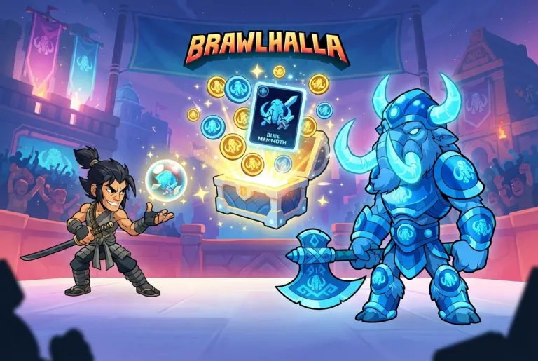 Featured image for: Budget Brawlhalla Guide: How to Get Free Mammoth Coins & Blue Mammoth Skins