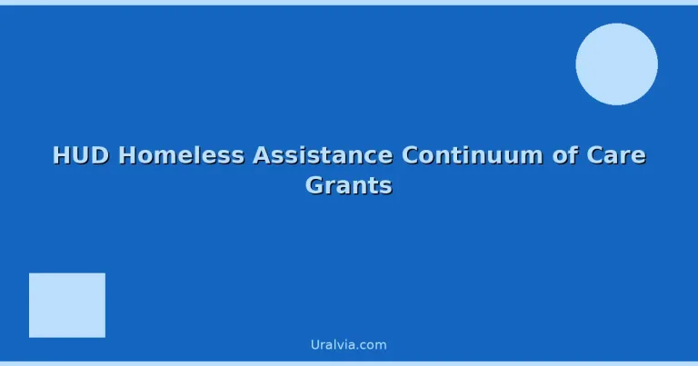 Featured: HUD Homeless Assistance Continuum of Care Grants