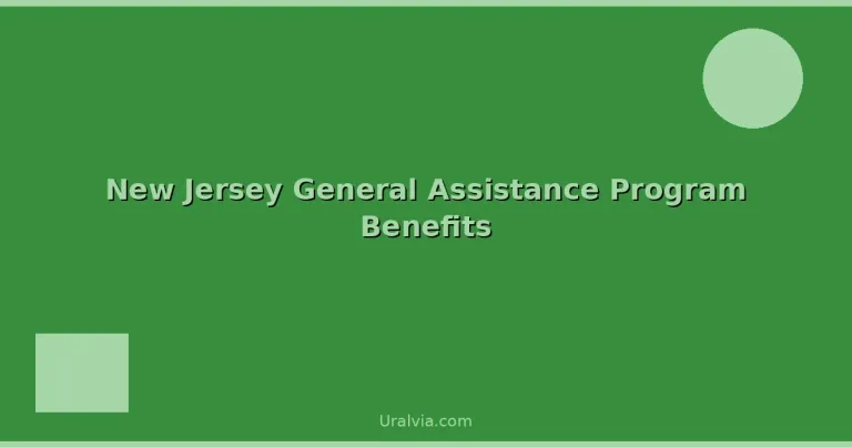 Featured: New Jersey General Assistance Program Benefits