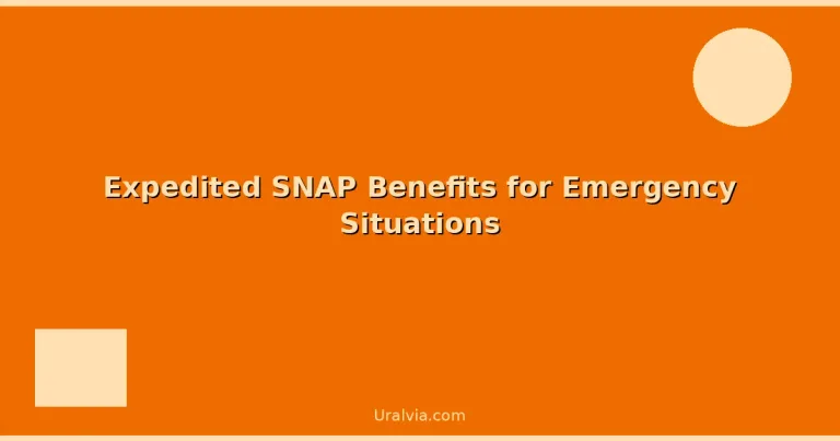 Featured: Expedited SNAP Benefits for Emergency Situations