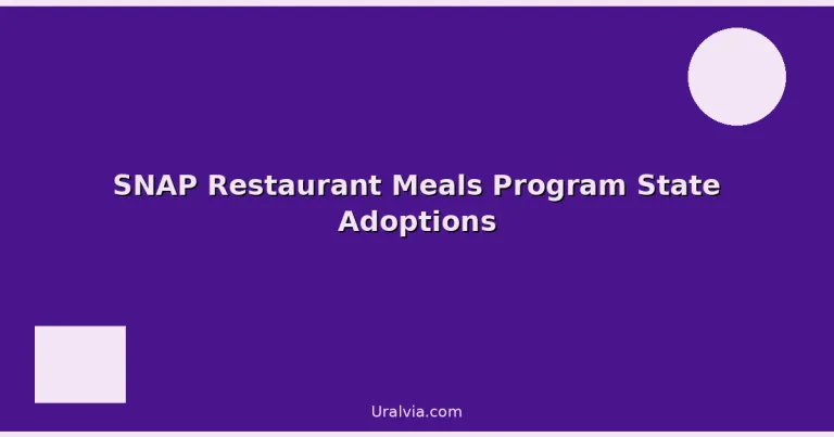 Featured: SNAP Restaurant Meals Program State Adoptions