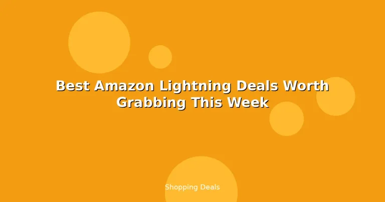 Featured: Best Amazon Lightning Deals Worth Grabbing This Week