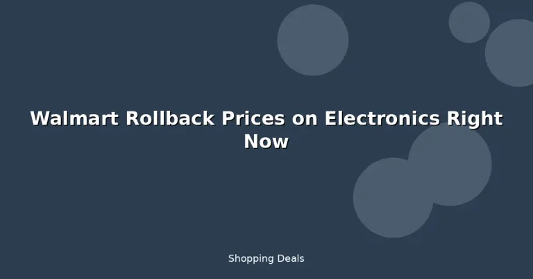 Featured: Walmart Rollback Prices on Electronics Right Now