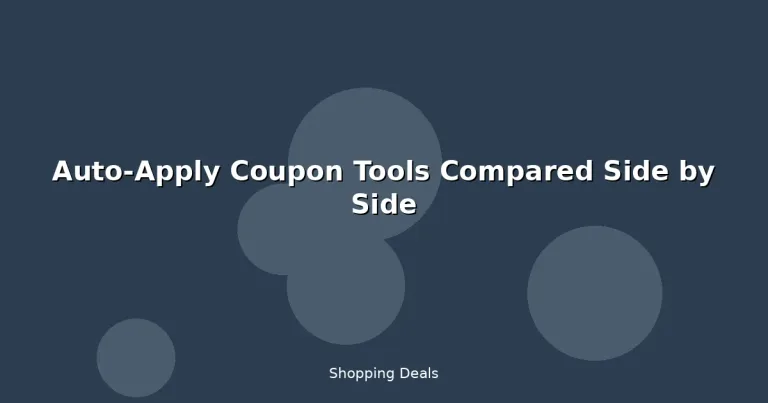 Featured: Auto-Apply Coupon Tools Compared Side by Side