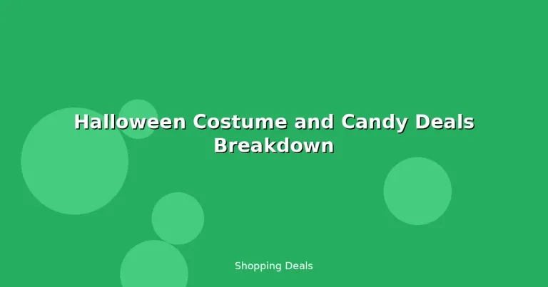 Featured: Halloween Costume and Candy Deals Breakdown
