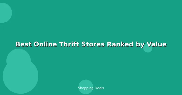 Featured: Best Online Thrift Stores Ranked by Value
