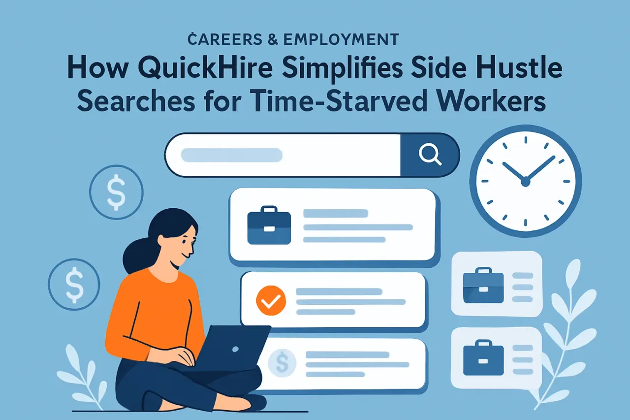 Featured image for: How QuickHire Simplifies Side Hustle Searches for Time-Starved Workers