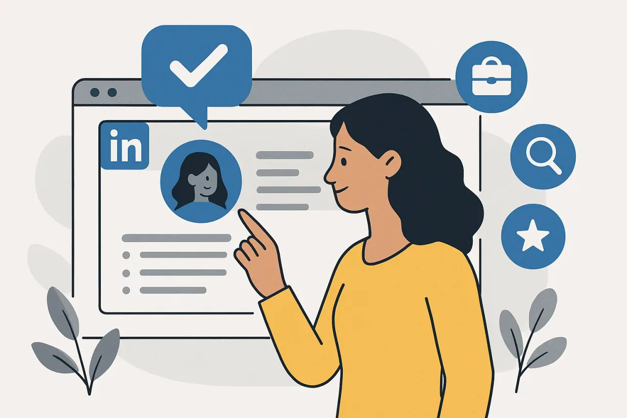 Optimized LinkedIn profile screenshot