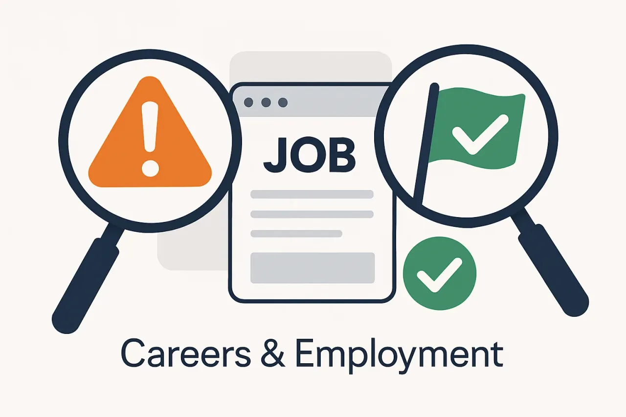 Featured image for: Spotting Job Scam Warning Signs and Green Flags in CareerBuilder