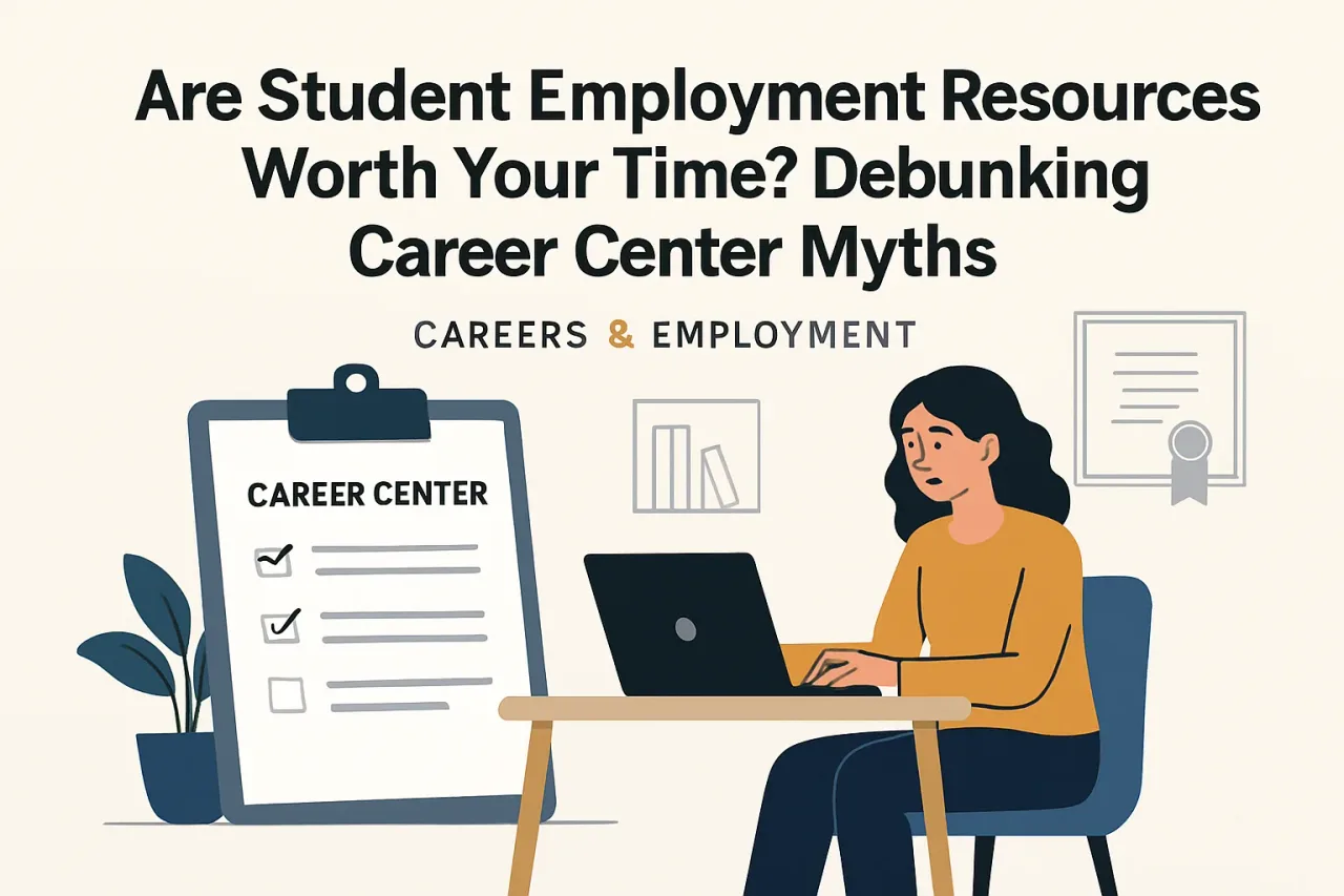 Featured image for: Are Student Employment Resources Worth Your Time? Debunking Career Center Myths