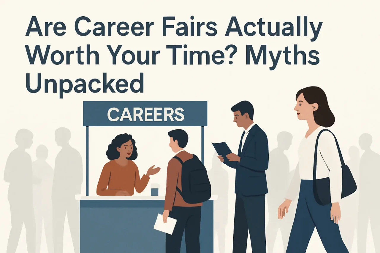 Featured image for: Are Career Fairs Actually Worth Your Time? Myths Unpacked