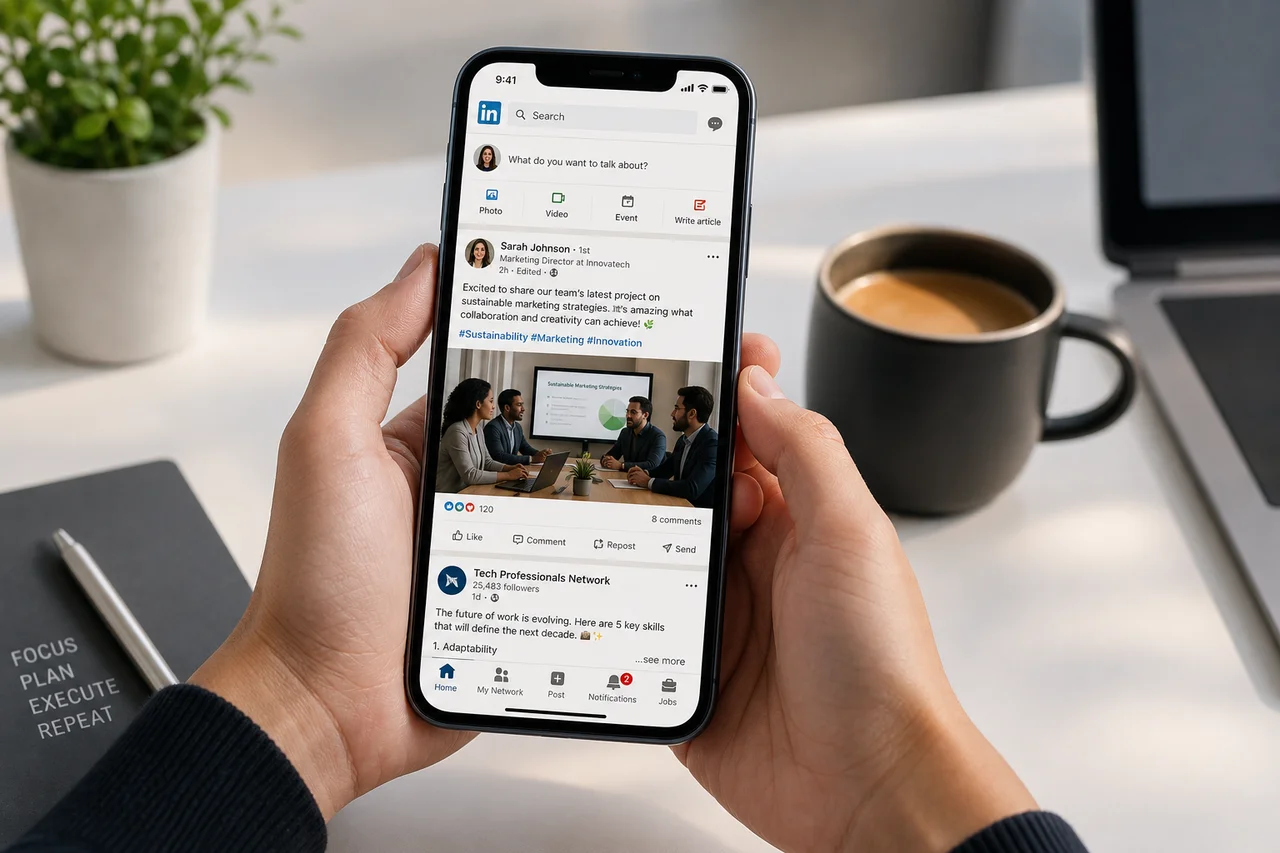 Featured image for article: Job Search Social Media Strategy Attract Recruiters