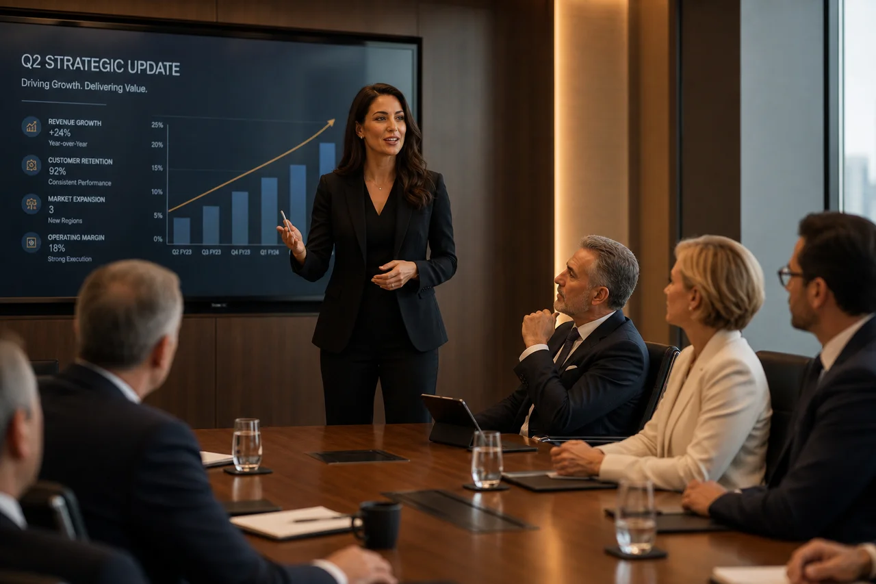 Featured image for article: Building Executive Presence Get Noticed Leadership