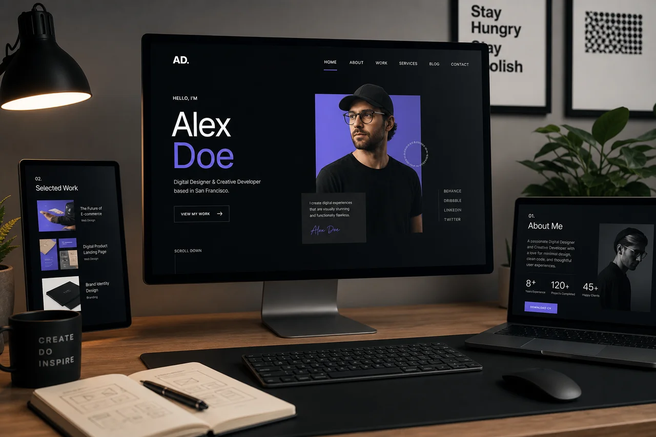 Featured image for article: Portfolio Website Building Guide Job Seekers