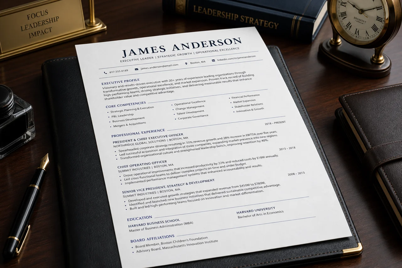 Featured image for article: Executive Resume Writing Strategies Senior Professionals