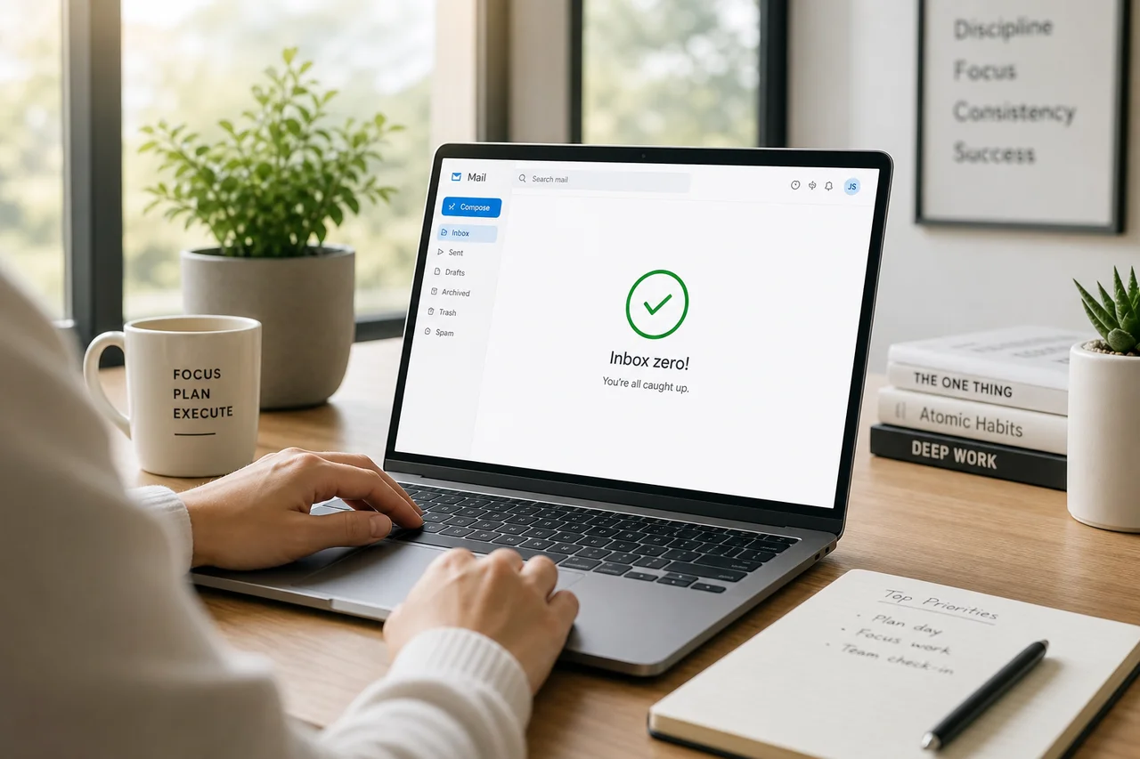 Featured image for article: Email Management Strategies Inbox Zero Professionals