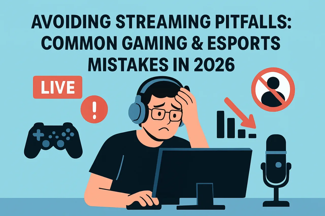 Featured image for: Avoiding Streaming Pitfalls: Common Gaming & Esports Mistakes in 2026