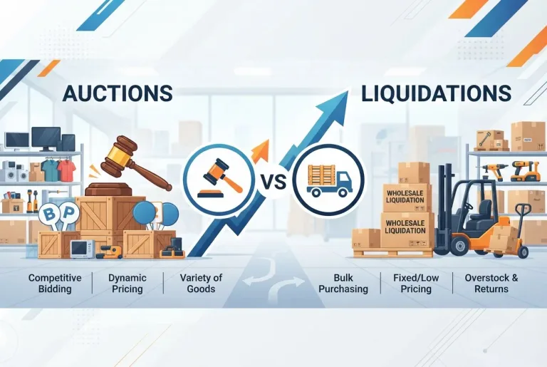 Featured image for: Auctions vs Liquidations: How to Choose Your Inventory Source