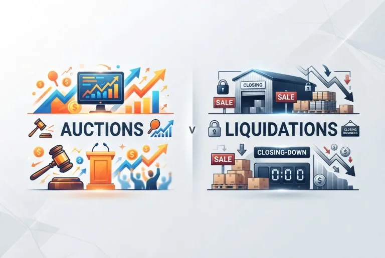 Featured image for: Auctions vs. Liquidations: Myths That Cost Businesses Time and Money