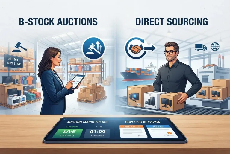 Featured image for: B-Stock Auctions vs. Direct Sourcing: How to Choose Wisely