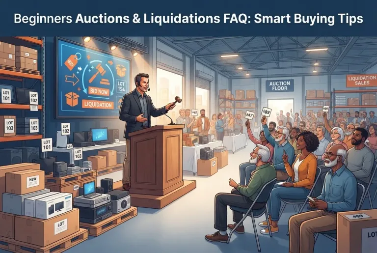 Featured image for: Beginners Auctions & Liquidations FAQ: Smart Buying Tips