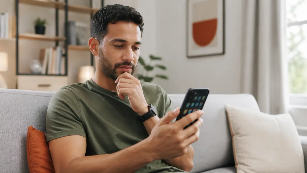 Como encontrar aplicativos úteis sem encher o celular — imagem editorial humanizada
