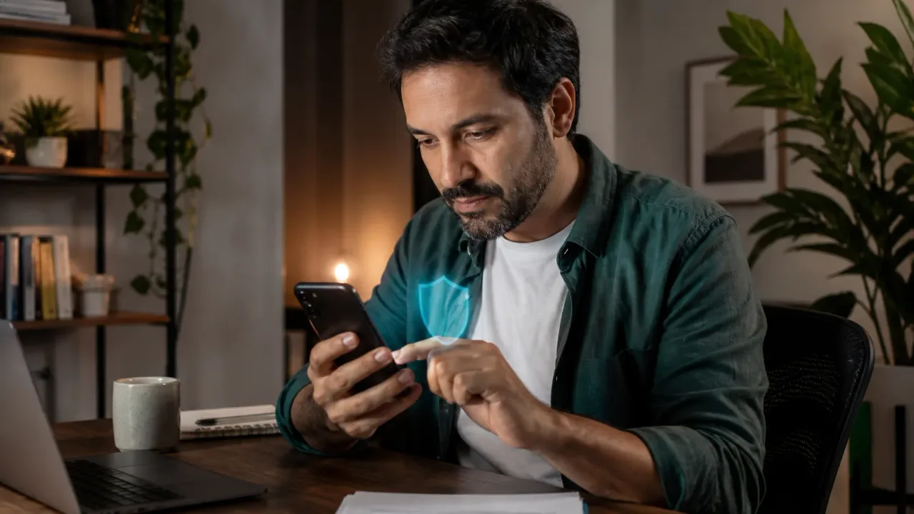 Como revisar permissões de aplicativos no celular — imagem editorial humanizada